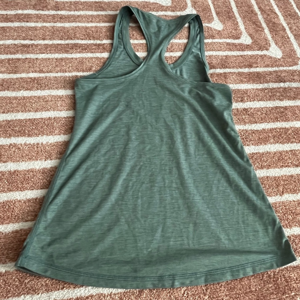 Vuori Women's Racerback Tank in Sage Green - Picture 5 of 7
